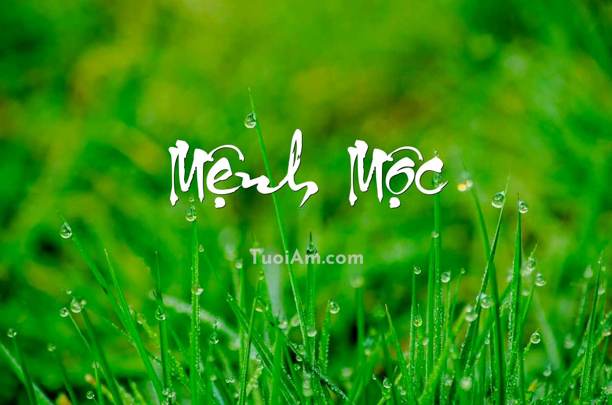 Mệnh Mộc